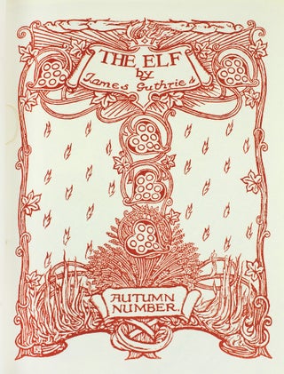 The Elf - A Sequence of the Seasons. [Second series, complete.]