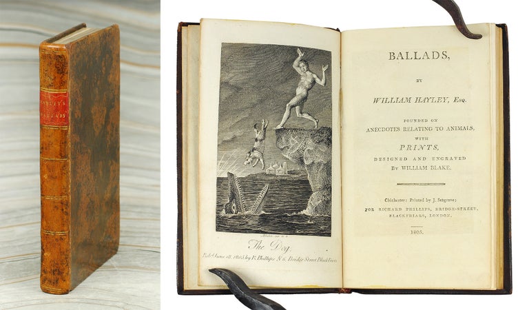 Item #122873 Ballads, Founded on Anecdotes Relating to Animals, with Prints designed and Engraved by William Blake. William Hayley.