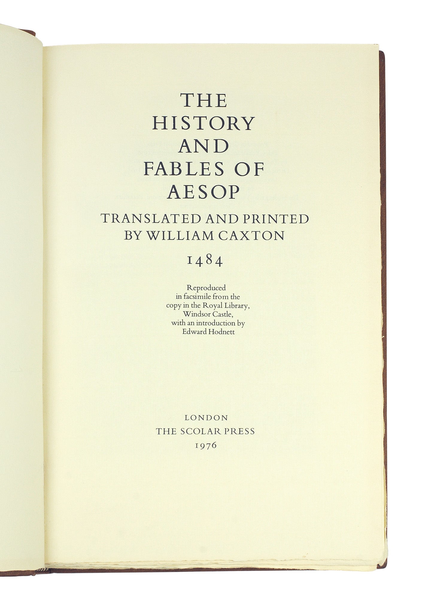 週間特売カクストン『The History and Fables of Aesop』限定500部 1976年刊 初期印刷本「イソップ寓話」インキュナブラ ウィリアム・キャクストン 画集