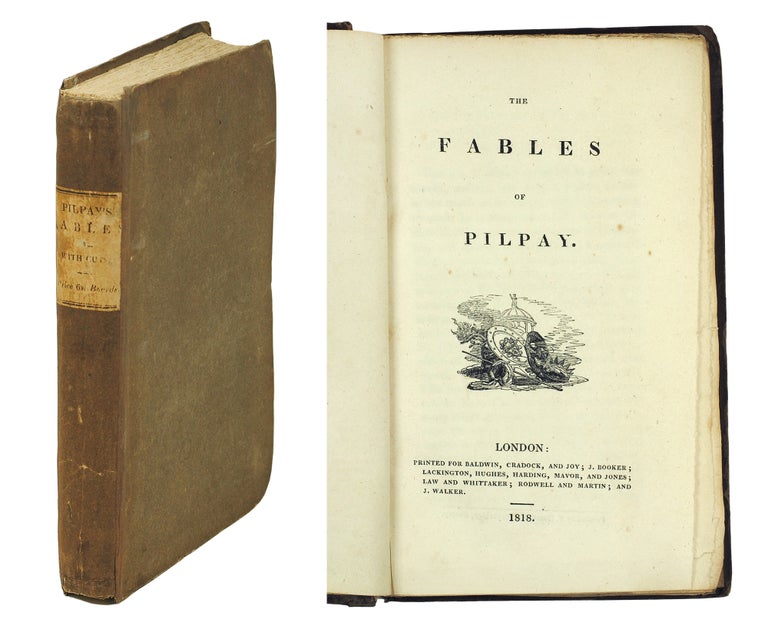 Item #122938 The Fables of Pilpay. Bidpai.