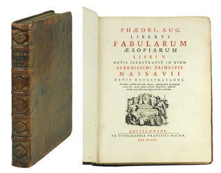 Item #122942 Phaedri, Aug. Liberti Fabularum Aesopiarum Libri V. Notis illustravit in usum...