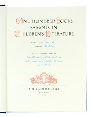 One Hundred Books Famous in Children’s Literature.