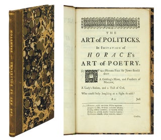 Item #123020 The Art of Politicks, In Imitation of Horace's Art of Poetry. James Bramston