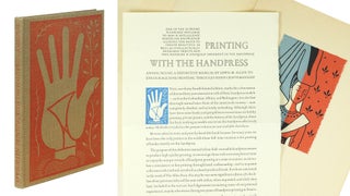 Item #123068 Printing with the Handpress. Herewith a Definitive Manual to Encourage Fine Printing...