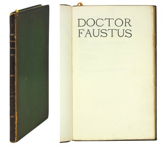 Item #123163 Doctor Faustus. Vale Press, Christopher Marlowe