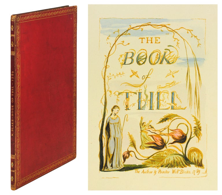 Item #123176 The Book of Thel. William Blake, Muir Facsimile.