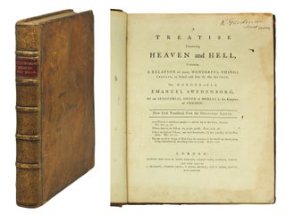 Item #123191 A Treatise concerning Heaven and Hell, containing a relation of many wonderful...