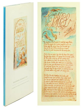 Item #123269 The Book of Thel. A Facsimile and a Critical Text Edited by Nancy Bogen. William Blake