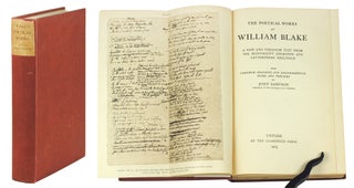 Item #123279 The Poetical Works... A New and Verbatim Text from the Manuscript Engraved and...