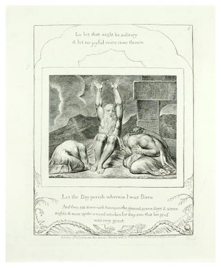 Item #123353 Illustrations of the Book of Job. Plate #8 “Let the Day Perish Wherein I was...