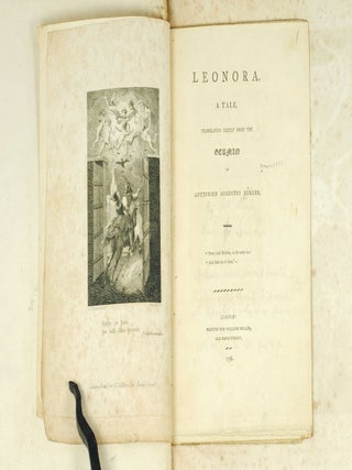 Leonora [also 'Lenore' and 'Lenora''] [Eight different printings, six in English and two in German, as listed below, including the edition illustrated by Blake].