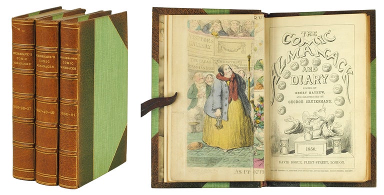 Item #123763 The Comic Almanack for 1835-37, and 1847-51 [8 parts]. George Cruikshank.