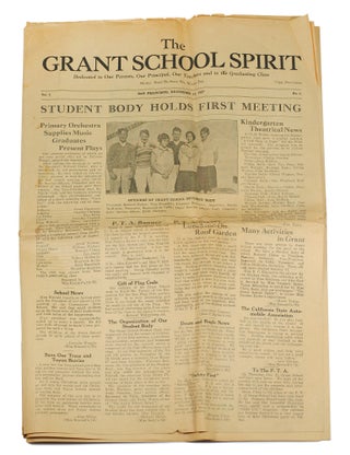 The Grant School Spirit. Vol.1. No.1.