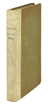 Item #123981 A Catalogue of the Library of the Late John Duke of Roxburghe, arranged by G. and W....