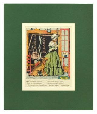 Item #124012 "Old Mother Hubbard Went to the Cupboard": from Mother Goose. Falls, harles, uckles