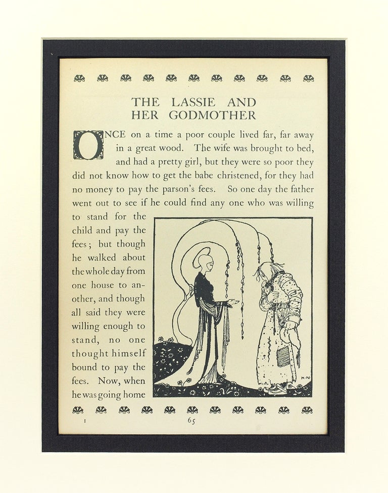 Item #124019 "The Lassie and Her Godmother": from East of the Sun and West of the Moon. Kay Nielsen.