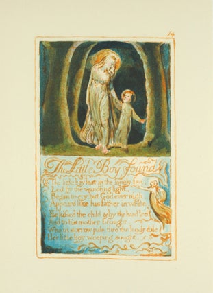 Item #124110 Songs of Innocence and of Experience, Plate 14: Little Boy Found. William Blake