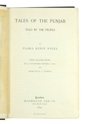 Tales of the Punjab Told by the People. With Illustrations by J. Lockwood Kipling and Notes by R. C. Temple.