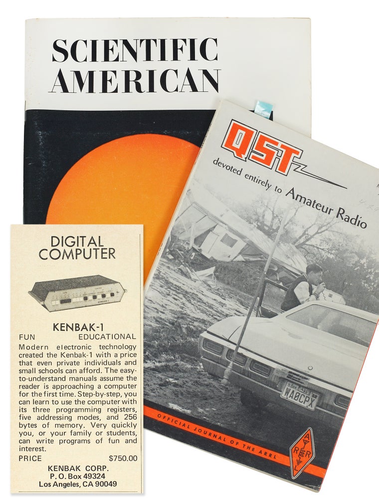 Item #124626 (Personal computing). Scientific American -- QST -- Radio Electronics --Popular Electronics -- Byte Magazine -- Altair Users Group (Computer Notes). Computer history, Bill Gates.