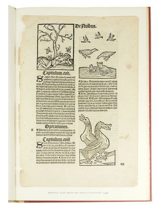 Item #124729 The Garden of Health. An Account of Two Herbals. The “Gart der Gesundheit” and...