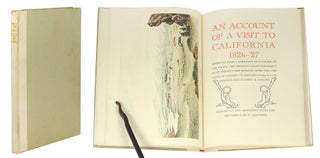 Item #124740 An Account of a Visit to California, 1826-27; Reprinted from a Narrative of a Voyage...
