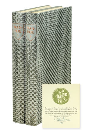 Item #124818 Ivanhoe. Design and original cuts by Allen Lewis. Sir Walter Scott