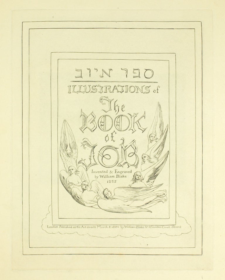 Item #124920 Illustrations of the Book of Job. William Blake.