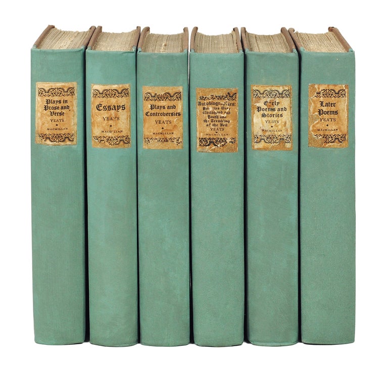 Item #124983 Complete Set of Macmillan's Limited Editions of Yeats' Works, each volume signed by Yeats. W. B. Yeats.