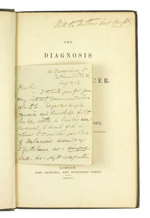The Diagnosis of Surgical Cancer. (The Liston Prize Essay for 1854).