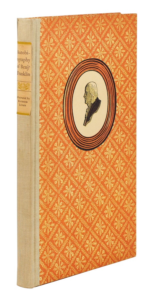 Item #125034 The Autobiography of Franklin. Illustrated by Raymond Lufkin. Benjamin Franklin.