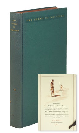 Item #125081 The Poems of John Greenleaf Whittier. John Greenleaf. Holden Whittier, R. J