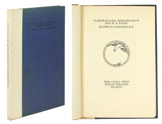 Item #125109 Letters to Florence Farr. Edited By Clifford Bax. Florence. Shaw Farr, W. B.,...