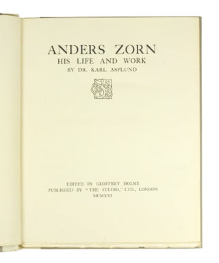 Anders Zorn - His Life and Work.