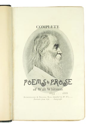 Complete Poems and Prose of Walt Whitman.