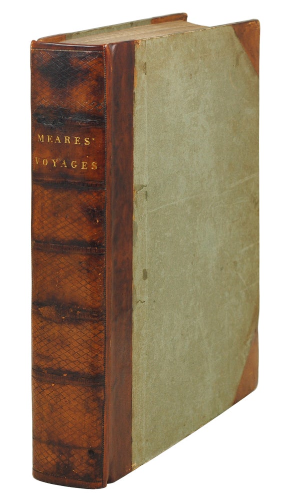 Item #125656 Voyages made in the years 1788 and 1789, from China to the North West coast of America. To which are prefixed, an Introductory Narrative of a Voyage performed in 1786, from Bengal, in the ship Nootka; observations on the probable existence of a North West Passage; and some account of the trade between the North West coast of America and China…. John Meares.