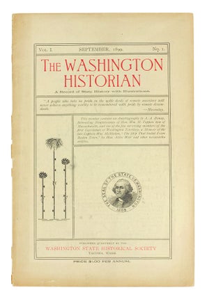 Item #125788 The Washington Historian: Vol. 1., Sept. 1899. Newspaper