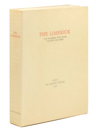 Item #125812 The Limerick. 1700 Examples, with Notes, Variants and Index. Gershon Legman