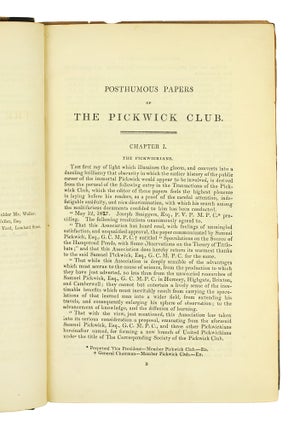 The Posthumous Papers of the Pickwick Club. With Forty-Three Illustrations, by R. Seymour and Phiz.