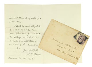 Original letters from the Circle of Samuel Palmer.