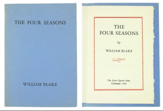 Item #125972 The Four Seasons. William Blake