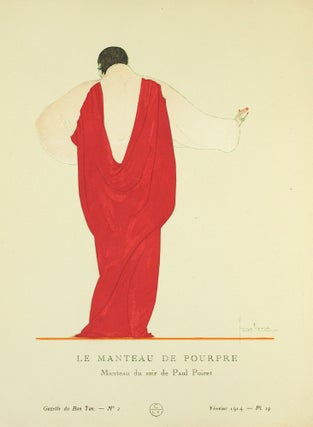 Item #126081 Gazette du Bon Ton. Art, Mode et Frivolités. "Le Manteau de Pourpre. Manteau du...