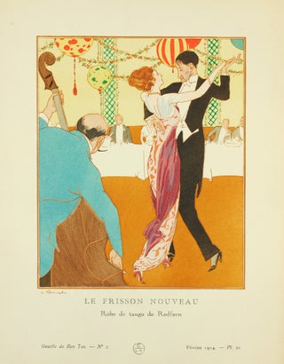 Item #126082 Gazette du Bon Ton. Art, Mode et Frivolités. "Le Frisson Nouveau. Robe de tango de...