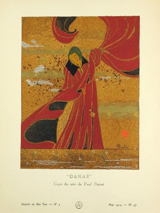 Item #126106 Gazette du Bon Ton. Art, Mode et Frivolités. "Danaé." Cape du soir de Paul Poiret....