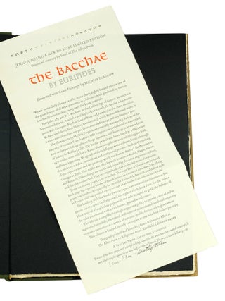 The Bacchae, Dionysus, The God.