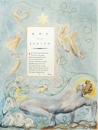 Water-Colour Designs For The Poems Of Thomas Gray. A Facsimile with Introduction and Commentary by Sir Geoffrey Keynes.