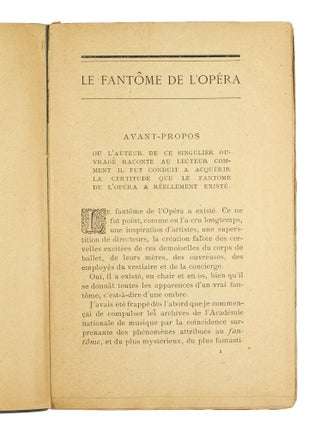 Le Fantome de l'Op&eacute;ra.