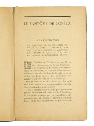 Le Fantome de l'Opéra.