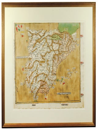 Tabula moderna Hispanie.
