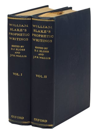The Prophetic Writings of William Blake. Edited with a General Introduction, glossarial Index of...