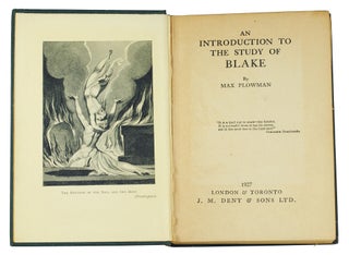 An Introduction to the Study of Blake.